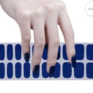 Lily & Fox gel nail wraps- navy blue